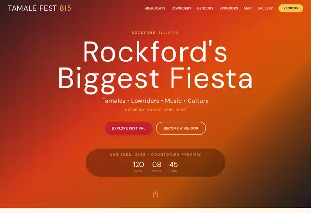 Tamale Fest website